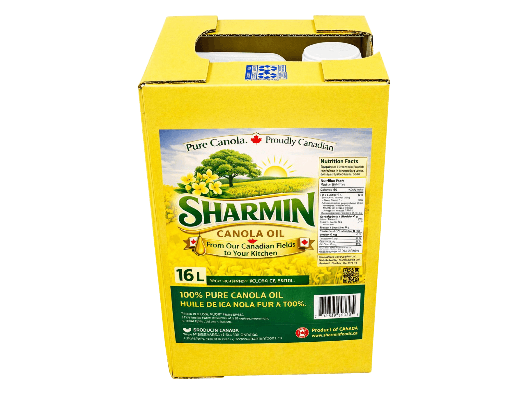 Sharmin canola oil 16L pack
