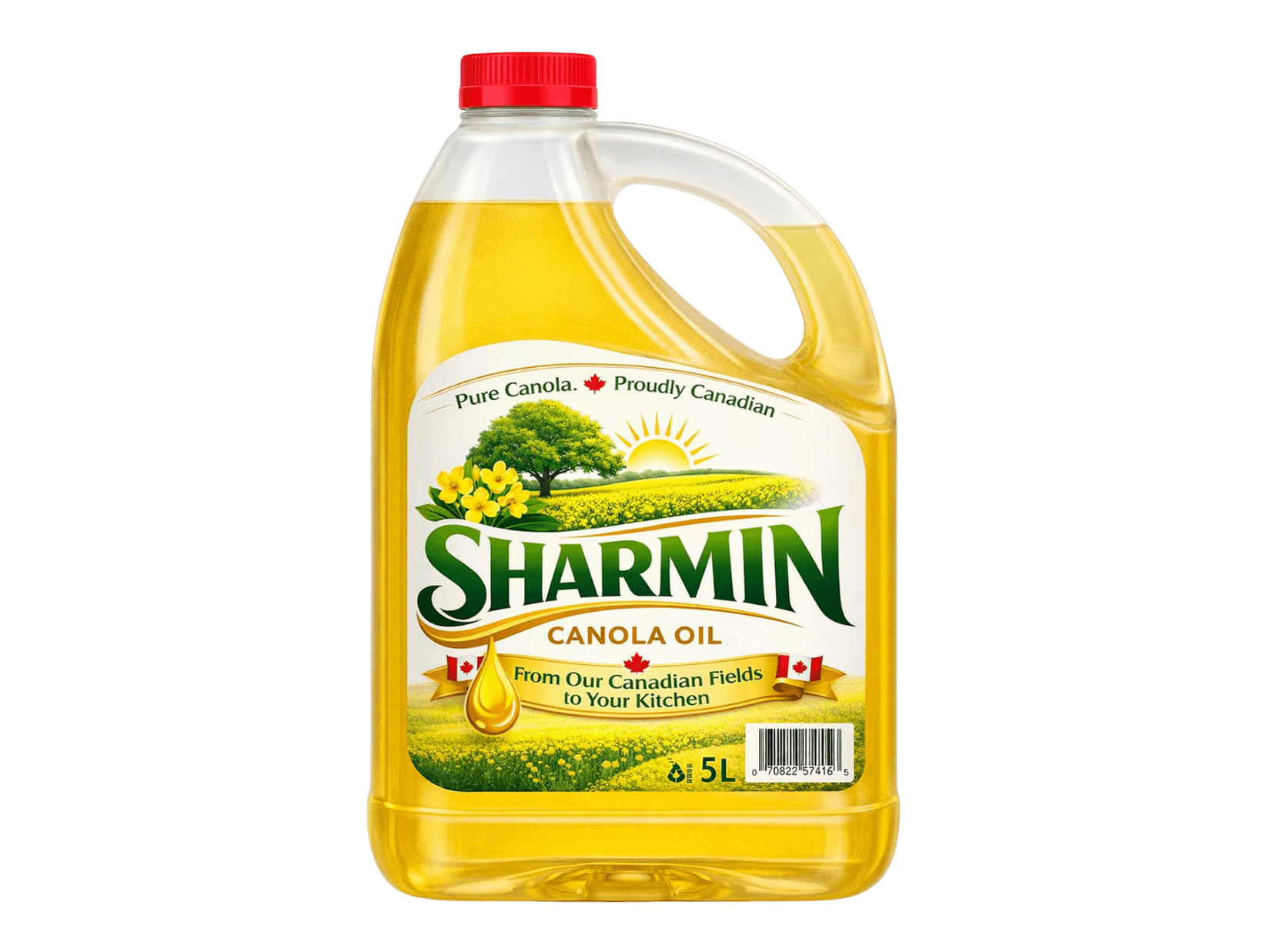 Sharmin canola oil 5L pack